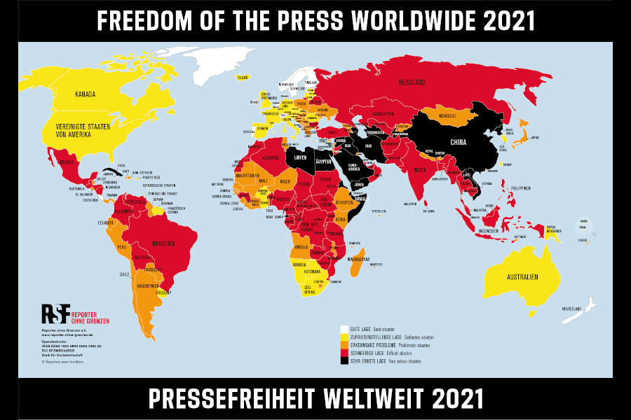 Pressefreiheit 2021