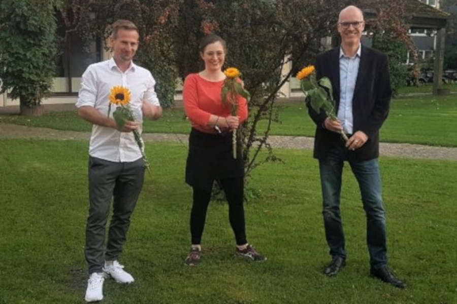 Timo Broeker, Julia Eisentraut und Dr. Burkhard Pohl (von links) wurden gewählt. Foto: Privat