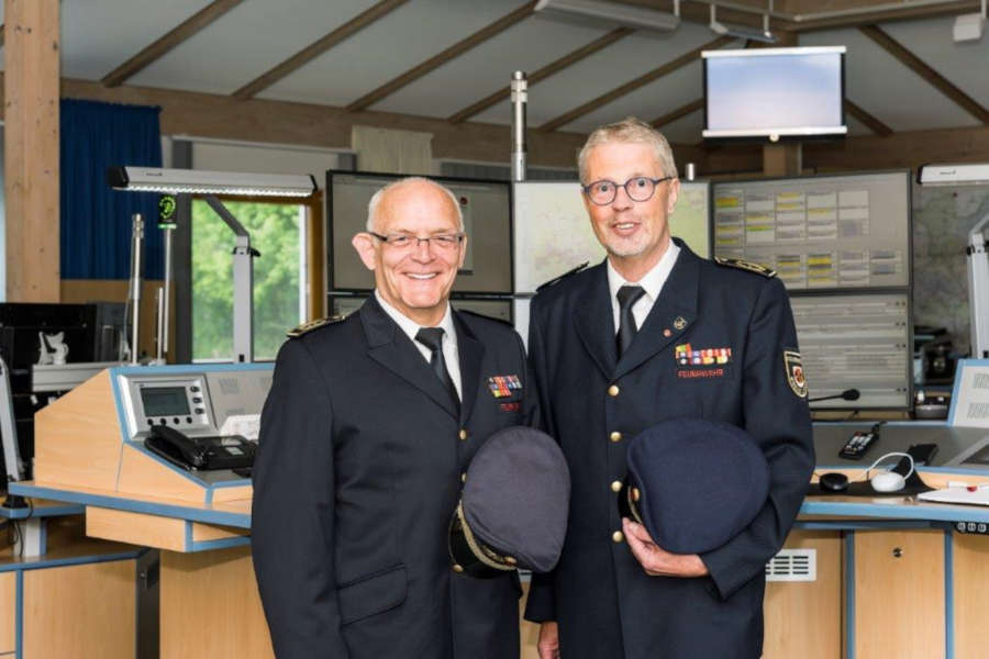 Ein eingespieltes Team: Karl-Heinz Brakemeier (links) und Manfred Behrens. (Foto: Kreis Lippe)