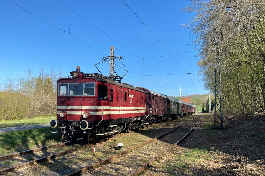 Die Museumseisenbahn auf Osterfahrt. (Golo Kahlert)