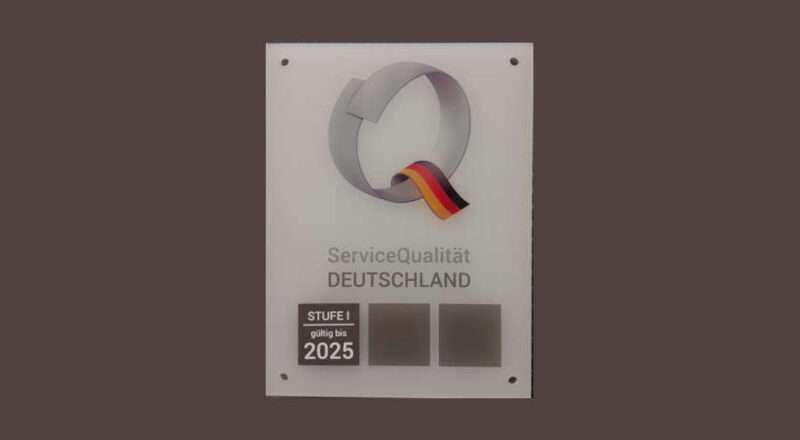 Der Deutsche Tourismusverband (DTV) hat die Lippe Tourismus & Marketing GmbH (LTM) erneut mit dem Siegel ServiceQualität Deutschland (ServiceQ) ausgezeichnet. Foto: reis Lippe