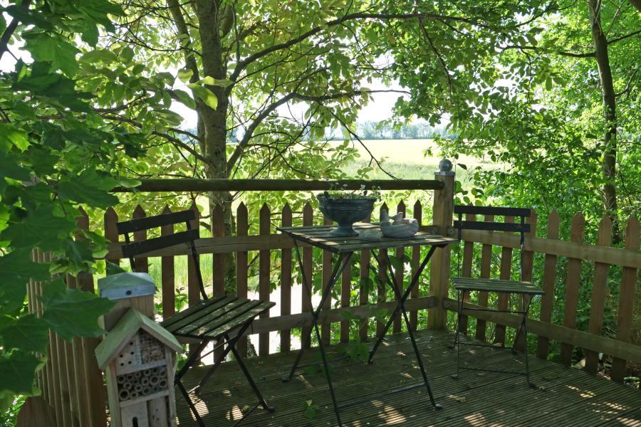 Nach hinten heraus fällt der Blick auf Ackerfächen. Foto: Martin Düsterberg