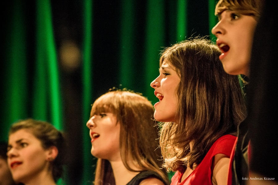 Pop-Up heißt das 30-köpfige Vokalensemble der Hochschule für Musik Detmold. das in Bergkirchen zu Gast ist. Foto: Privat