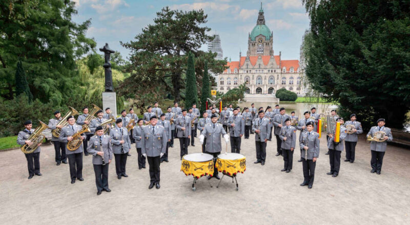 Das Heeresmusikcorps Hannover gibt in der Konzerthalle in Bad Salzuflen ein Benefizkonzert. Foto: Heeresmusikcorps Hannover