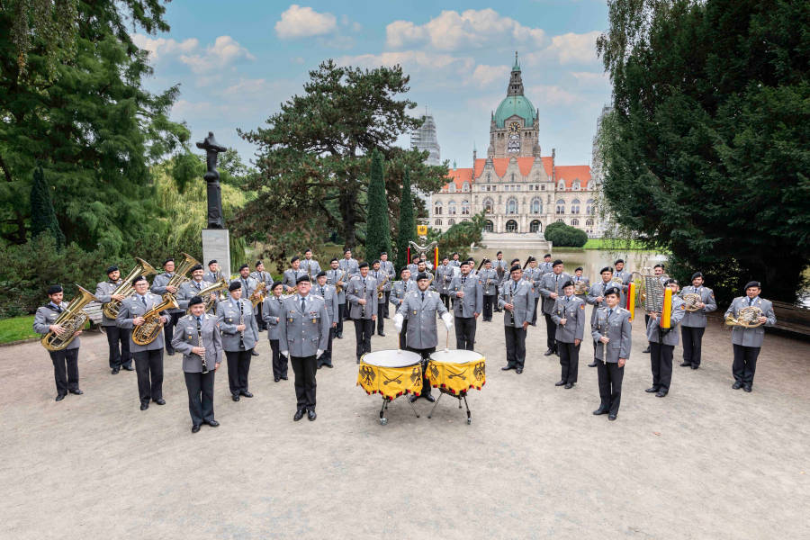 Das Heeresmusikcorps Hannover gibt in der Konzerthalle in Bad Salzuflen ein Benefizkonzert. Foto: Heeresmusikcorps Hannover