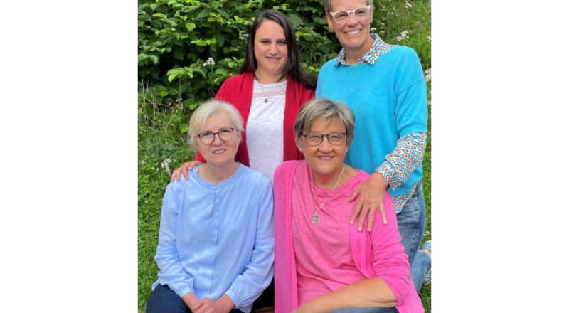 Das Team der Psychosozialen Krebsberatung mit (oben von links) Pia-Renée Thon, Heike Wilken, (unter von links Konstanze Ziermann und Birgit Köster. Foto: AWO OWL