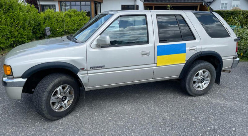 Diesen Geländewagen bringt Martin Betge zur Ukraine. Foto: Martin Betge