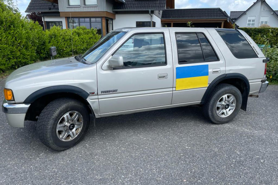 Diesen Geländewagen bringt Martin Betge zur Ukraine. Foto: Martin Betge