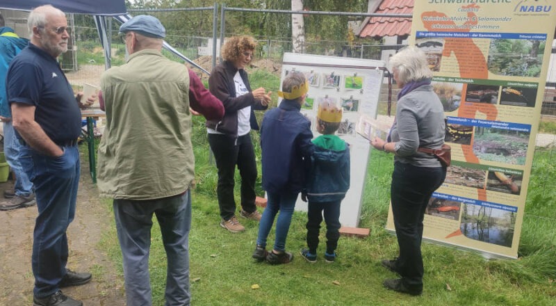 Der Stand des NABU Leopoldshöhe beim Kartoffelfest auf dem Heimathof am 3. Otober 2023. Foto: Ewald Thies