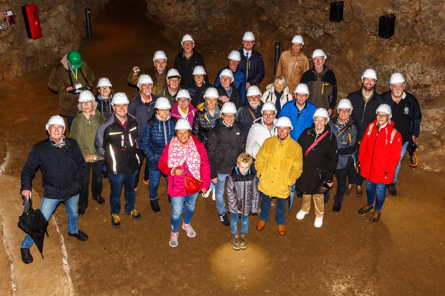 Die Leopoldshöher Reisenden besuchten die Altensteiner Höhle in Schweina. Foto: Partnerschaftsverein/Stefan Diestelhorst