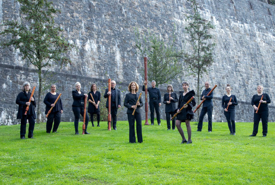 Das Ensemble Wildholz der Musik- und Kunstschule Bielefeld. Foto: Stadt Bielefeld