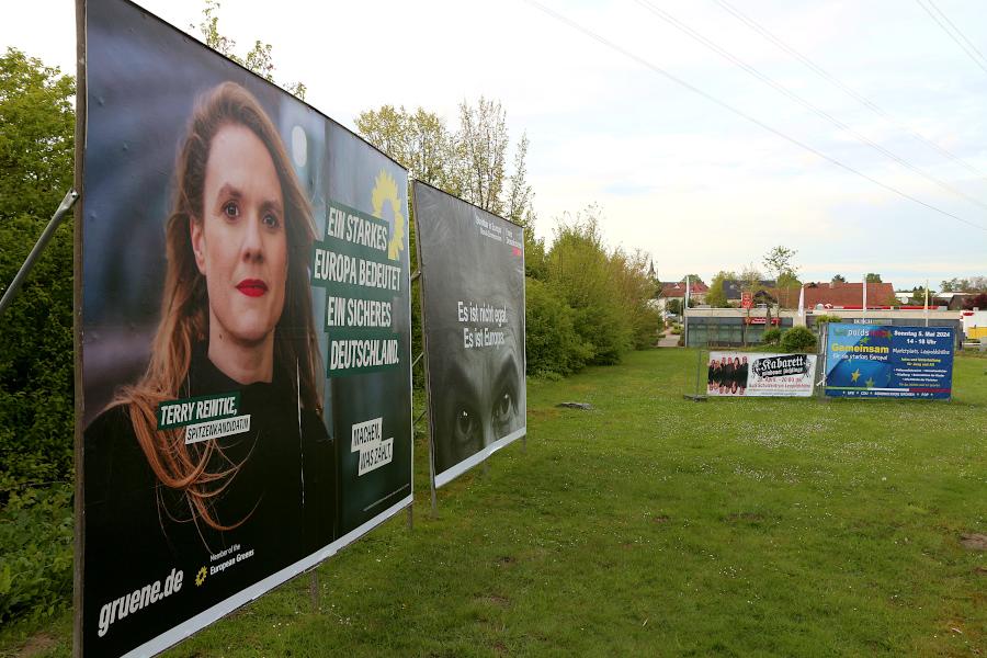 Die Europawahl steht an. Die Leopoldshöher Parteien wollen sich mit Plakatwerbung zurückhalten. Foto: Thomas Dohna