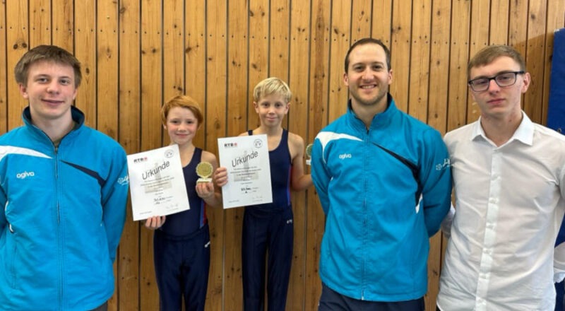 Elias Wittenberg, Ole Dyck, Tom Assmann, Jan Breuer und Daniel Sorin (von links) beim NRW-Schüler-Pokal.. Foto: Privat