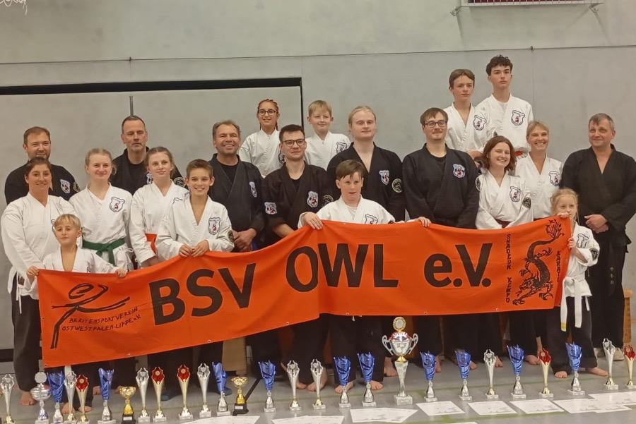 Der BSV OWL ist bei einem Wettkampf in Steinheim als bester Verein ausgezeichnet worden. Foto: Privat