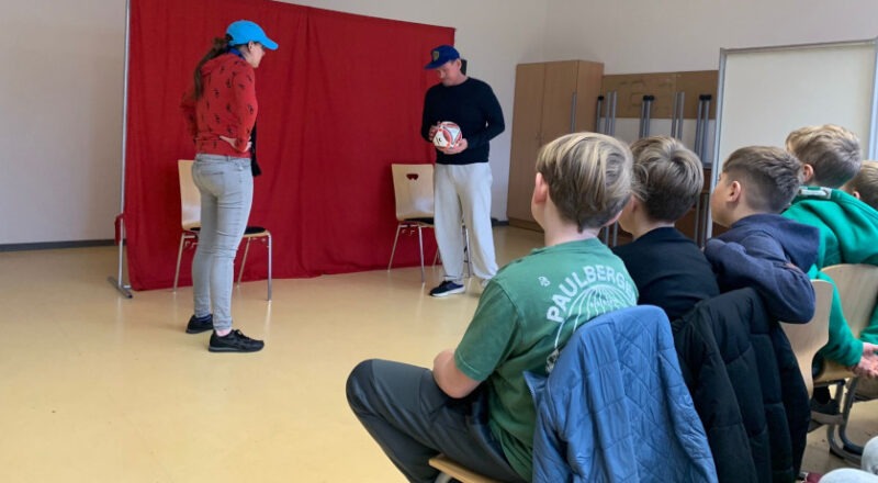 Das Theaterstück „Mein Körper gehört mir!“ ist Thema in der Grundschule Nord. Foto: Grundschule Nord