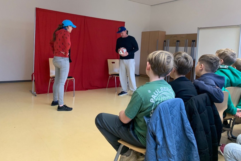 Das Theaterstück „Mein Körper gehört mir!“ ist Thema in der Grundschule Nord. Foto: Grundschule Nord