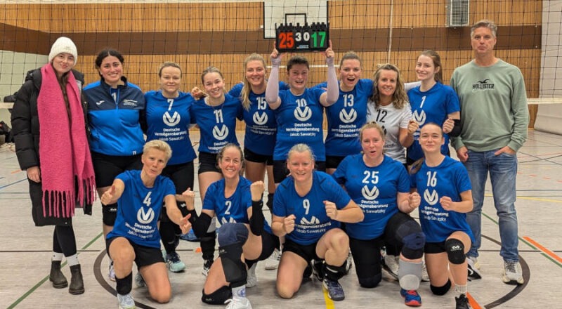 Die 1. Damenmannschaft der Volleyballabteilung des TuS Leopoldshöhe hat das Kreispokal-Finale gewonnen. Foto: Privat