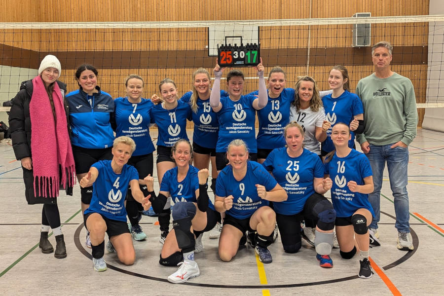 Die 1. Damenmannschaft der Volleyballabteilung des TuS Leopoldshöhe hat das Kreispokal-Finale gewonnen. Foto: Privat