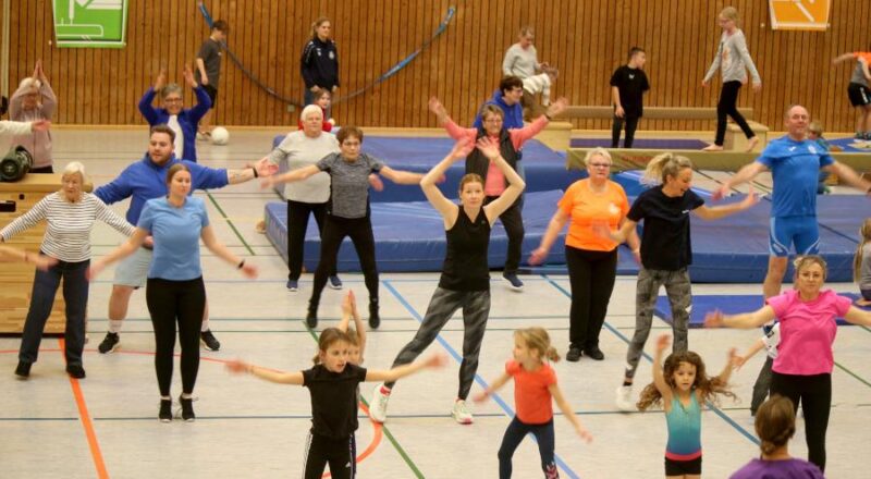 Beim Sportaktionstag des TuS Leopoldshöhe gab es viele Mitmachangebote. Foto: Thomas Dohna