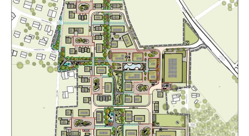 Der Grünzug durch das Baugebiet Brunsheide ist fertig geplant. Entwurf: Peters Winters + Partner Landschaftsarchitekten