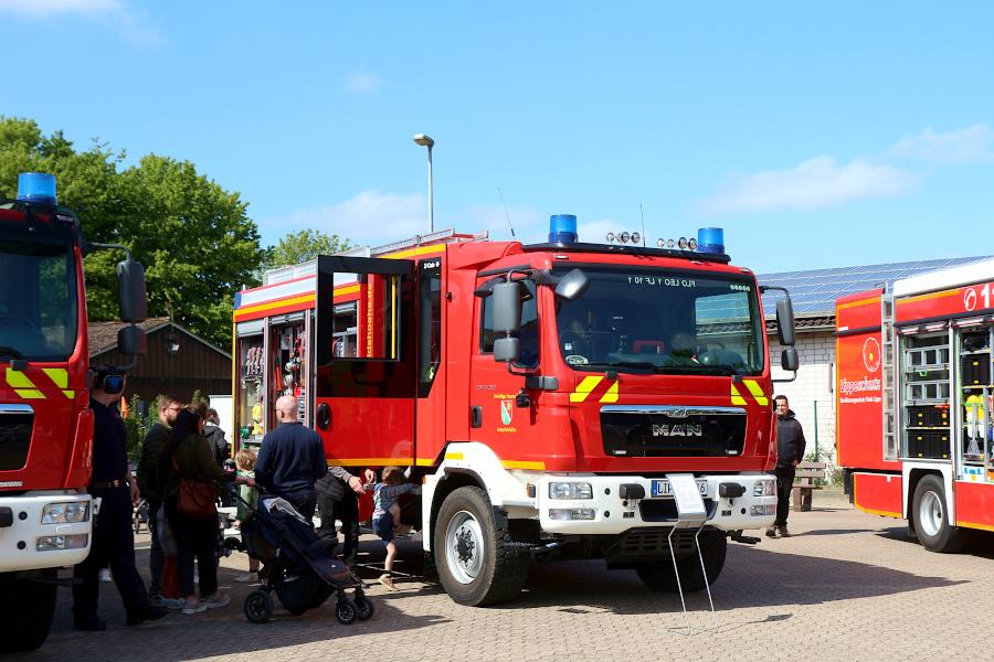 68 Fahrzeuge hält die Gemeinde zurzeit vor, darunter die Löschfahrzeuge der Freiwilligen Feuerwehr. Foto: Edeltraud Dombert