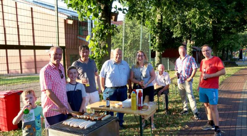 Mitglieder der SPD Nord hatten auch 2024 zum Roten Grill eingeladen. Archivfoto: Thomas Dohna