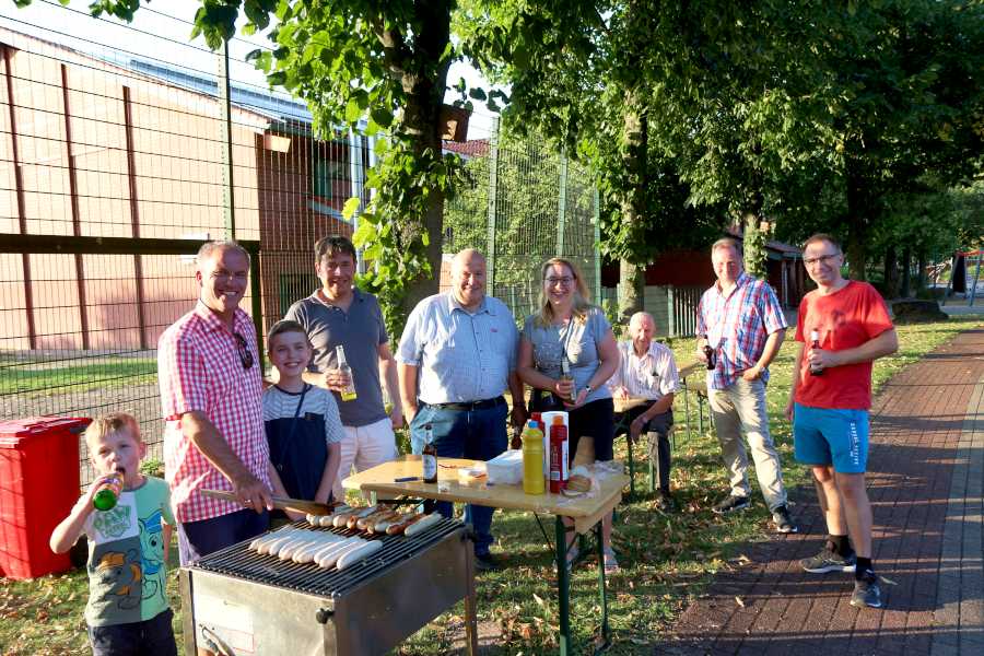 Mitglieder der SPD Nord hatten auch 2024 zum Roten Grill eingeladen. Archivfoto: Thomas Dohna