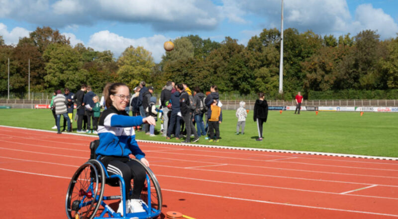 Zuletzt fand das inklusive Sportfest "BIE together in motion" am 4. Oktober 2024 im Stadion Rußheide statt. Foto: Stadt Bielefeld