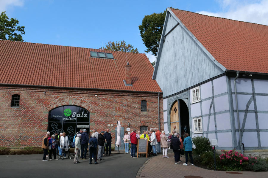 Die Reisegruppe des Heimatvereins besuchte die Salzwelten von Bad Sassendorf. Foto: Heimatverein Leopoldshöhe