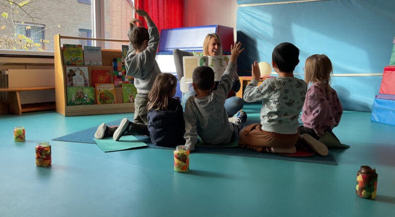 Bundesweiter Vorlesetag an der Kita Regenbogen Kinderland. Foto: Privat