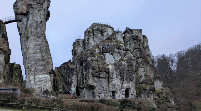 Die Externsteine, ein Ort der Ruhe und Entspannung (Foto:LVL)