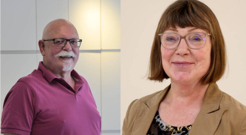 Gudrun Pohl und Rolf Schnülle blicken auf ihre ehrenamtliche Tätigkeit zurück. Fotos: Kreis Lippe