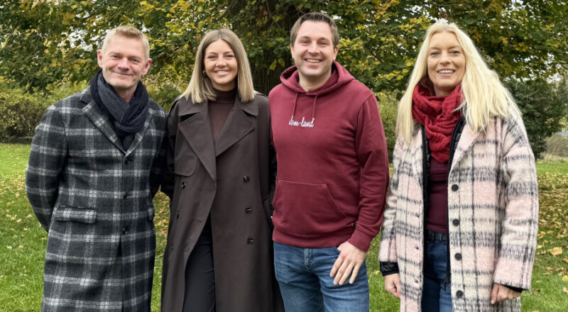 Frank Elbrächter ist neuer stellvertretender Vorsitzender der PUB und deren Fraktionsvorsitzender im Gemeinderat, Ute Meier Zu Evenhausen ist Schriftführerin, Sven Meier zu Evenhausen ist Vorsitzender sowie stellvertretender Fraktionsvorsitzender und Michaela Kruß ist Kassiererin der Bürgervereinigung. Foto: PUB