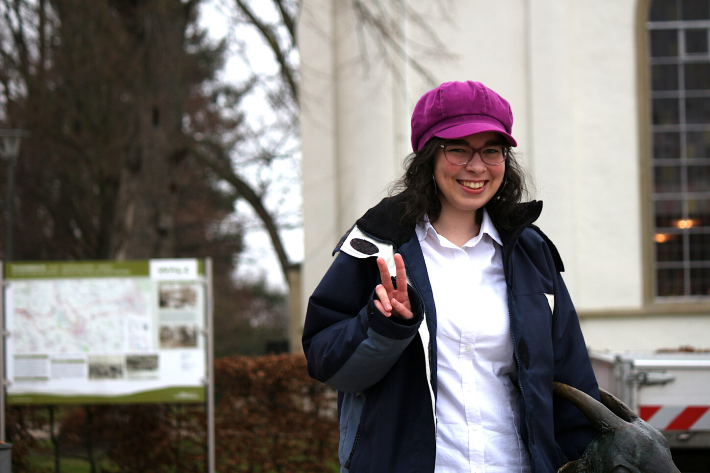Serena Moretti aus Meran war im Herbst diesen Jahres Gastschülerin an der Felix Fechenbach Gesamtschule. Foto: Thomas Dohna