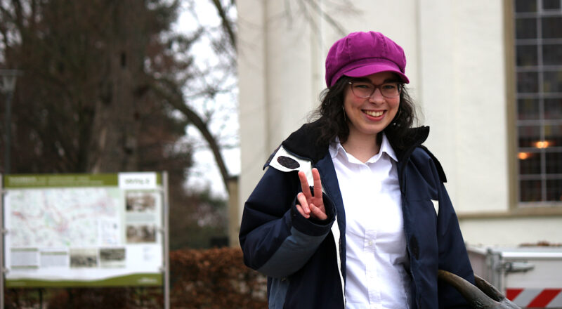 Serena Moretti aus Meran war im Herbst diesen Jahres Gastschülerin an der Felix Fechenbach Gesamtschule. Foto: Thomas Dohna