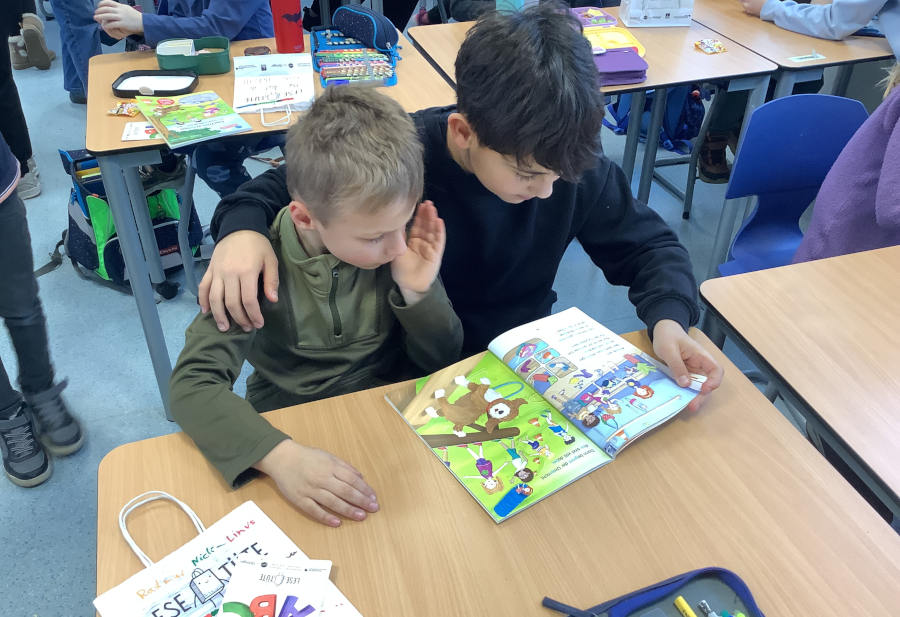 Nick-Linus aus der 1a und …</p><div class=