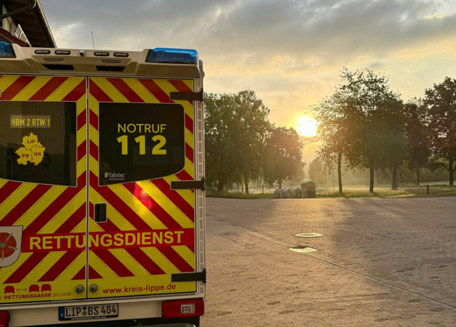 Den Rettungsdienst für Mitarbeitende attraktiver machen: Das ist ein Ziel des neues Arbeitszeitmodells. Foto: Kreis Lippe
