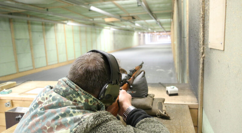 Auf der Schießtrainingsanlage der Kreisjägerschaft wird trainiert. Foto: Thomas Dohna