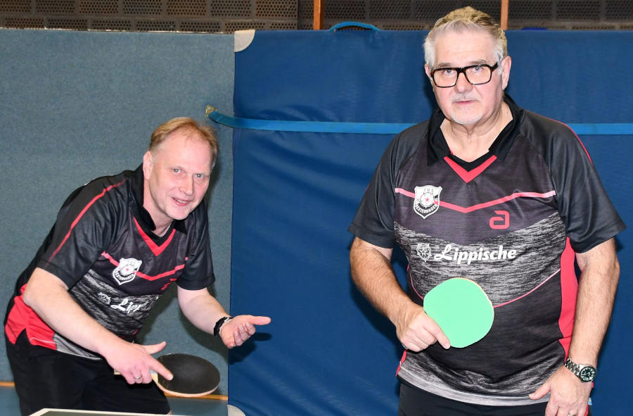 Souverän im Doppel und in den Einzeln: Lars Holwas und Dete Jopt . Foto: Privat