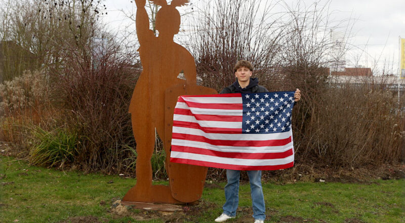 Justin Speitel-Spacher hat ein halbes Jahr in San Francisco als Austauschschüler verbracht. Nun ist er wieder zurück in Leopoldshöhe. Foto: Edeltraud Dombert