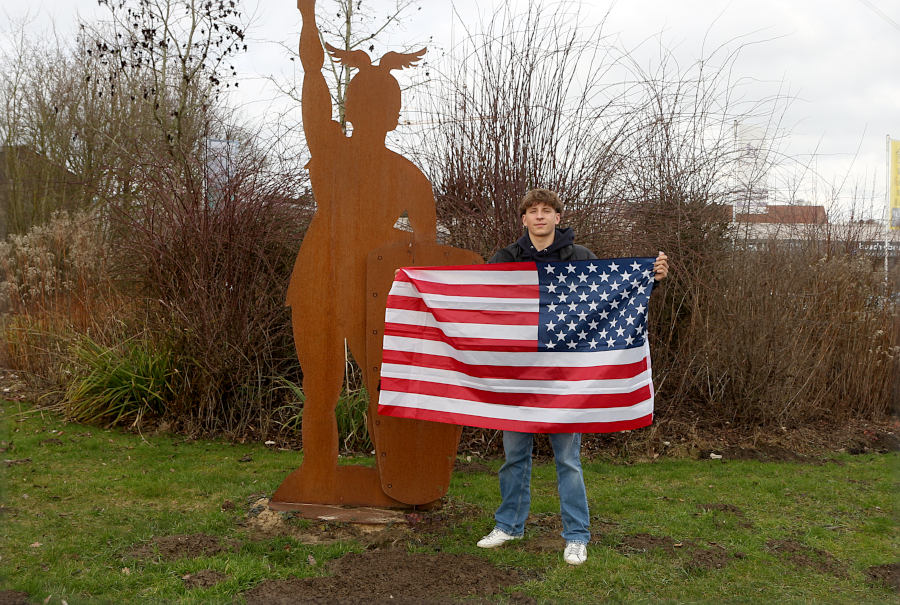 Justin Speitel-Spacher hat ein halbes Jahr in San Francisco als Aiustauschschüler verbracht. Nun ist er wieder zurück in Leopoldshöhe. Foto: Edeltraud Dombert