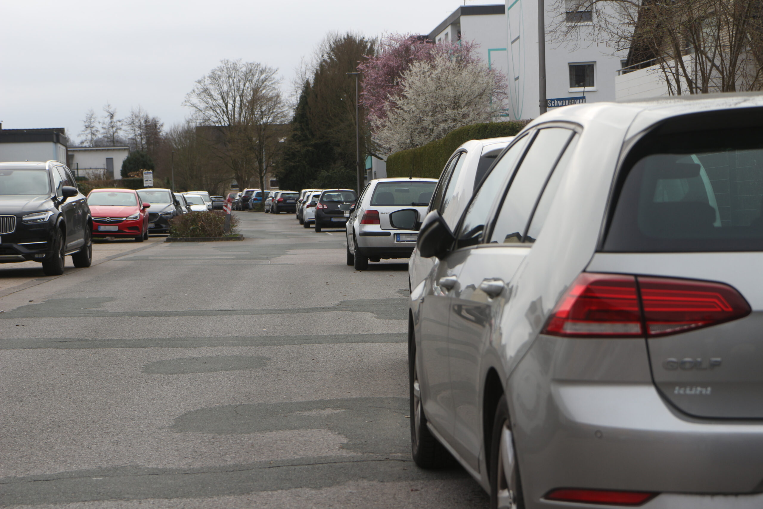 Ruhender Verkehr in Leopoldshöhe. Ftoto: Thomas Dohna