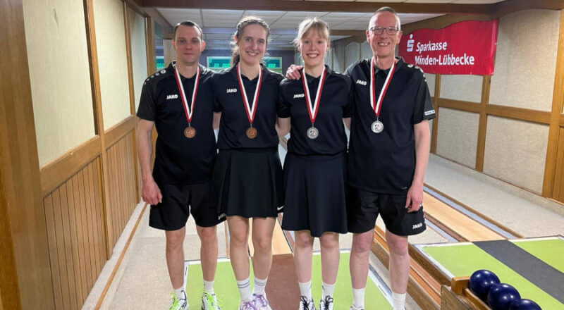 Nils Hartnack, Josephine Lammert, Nora Rüsenberg und Stephan Rüsenberg (von links). Foto: Privat
