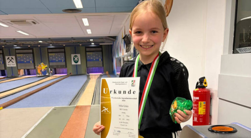 Siegerin Mila Gries. Foto: Privat