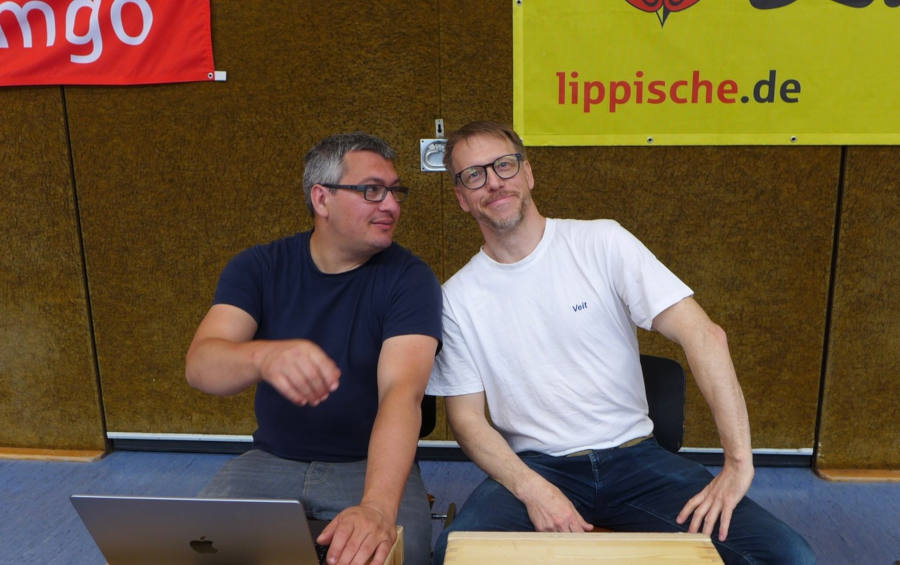 Das Organisationsteam Michael Ende und Veit Wittenberg. Fotos: Privat