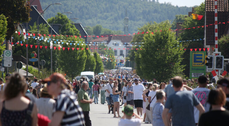 Tausende beim Umzug