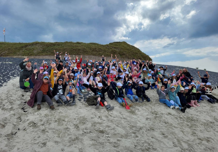Die dritten Klassen der Grundschule Asemissen machten ihre Klassenfahrte nach Norderney. Foto: Privat