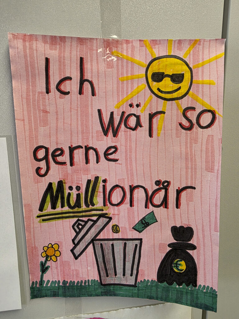 Eines der von Schülerinnen und Schülern entwickelten Motive. 
