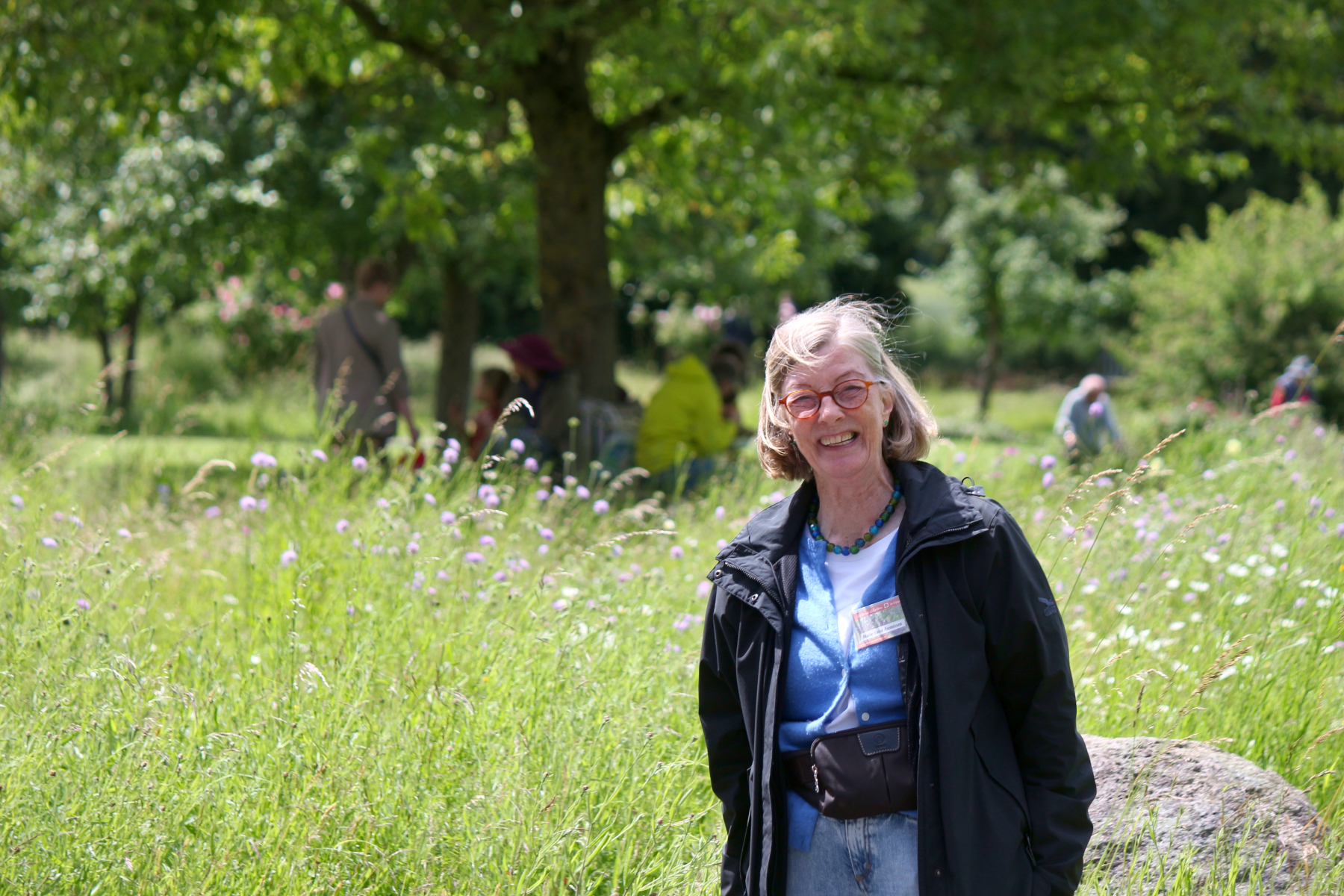 Marie Luise Asemissen freute sich über die vielen Besucher und das Engagement der Grundschule Asemissen sowie des Fördervereins der Schule. Foto: Thomas Dohna