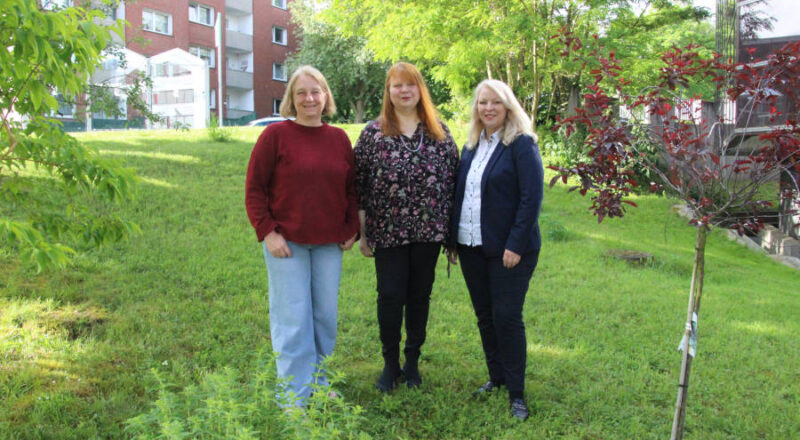 Britta Grebe (von links), Bettina Papenmeier und Margit Monika Hahn beim Treffen des Arbeitskreises „Frühkindliche Bildung in Lippe“ Foto: Kreis Lippe.